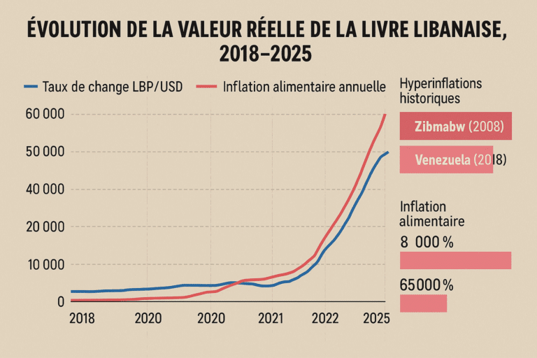Stratégie risquée de la réponse monétaire du Liban face à l&rsquo;hyperinflation 