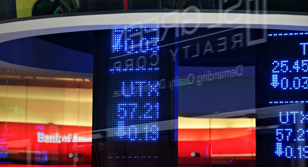a bank sign in front of a building