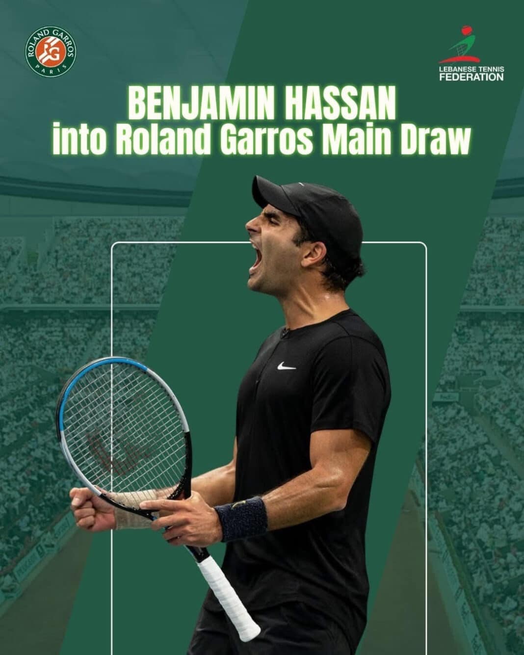 Benjamin Hassan entre dans l&rsquo;histoire : premier Libanais qualifié pour le tableau principal de Roland-Garros