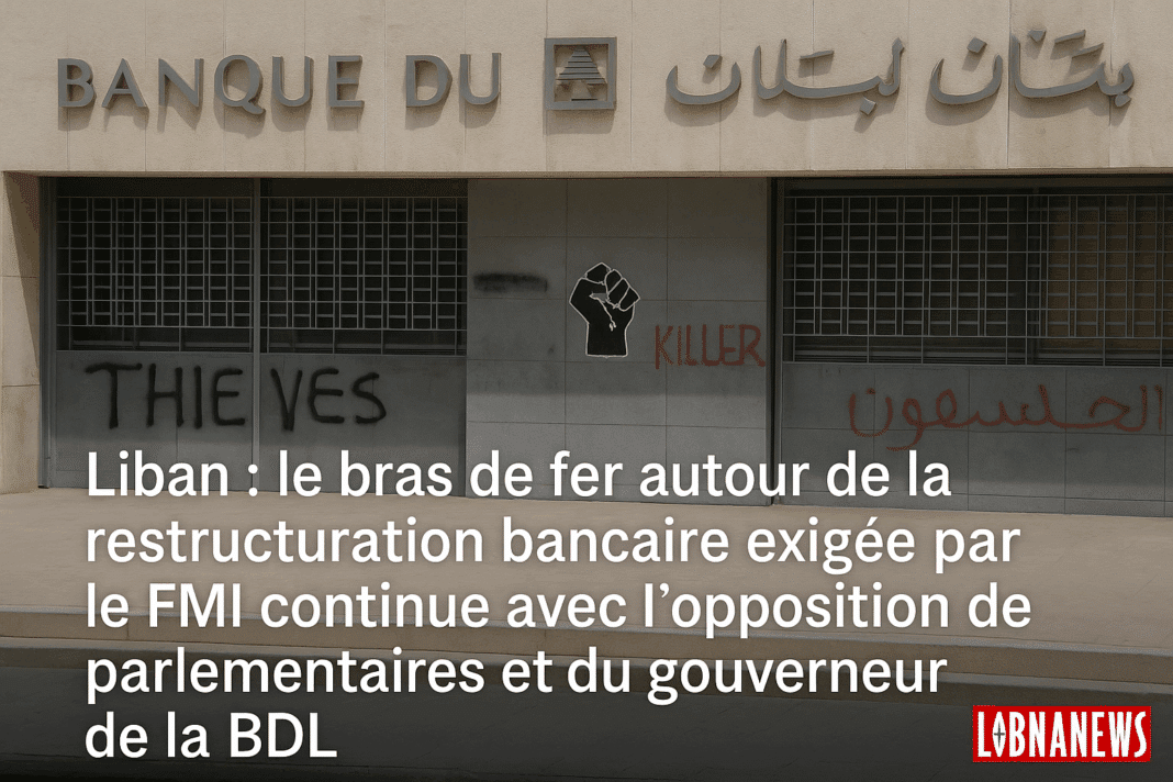 Liban : bras de fer autour de la restructuration bancaire entre le FMI, la BDL et les parlementaires