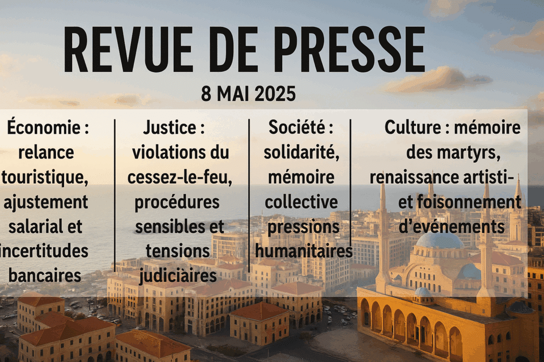 Revue de presse du 8/05/25: retour du Golfe, tensions régionales et chantiers intérieurs