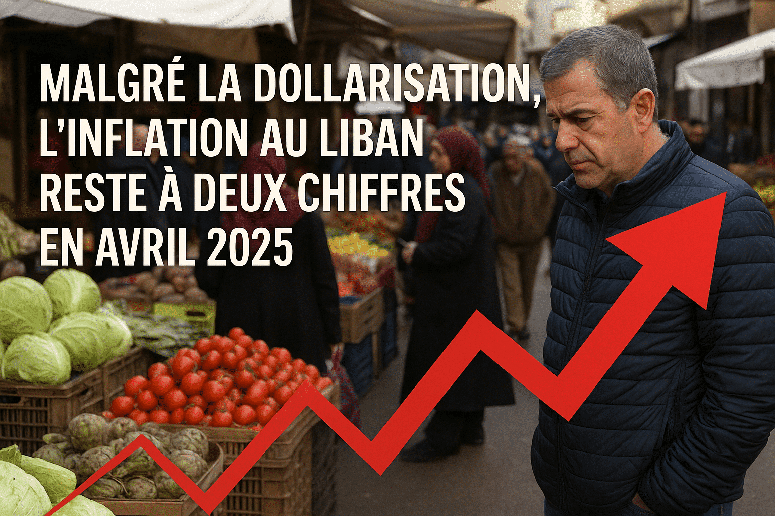 Malgré la dollarisation, l’inflation au Liban reste à deux chiffres en avril 2025