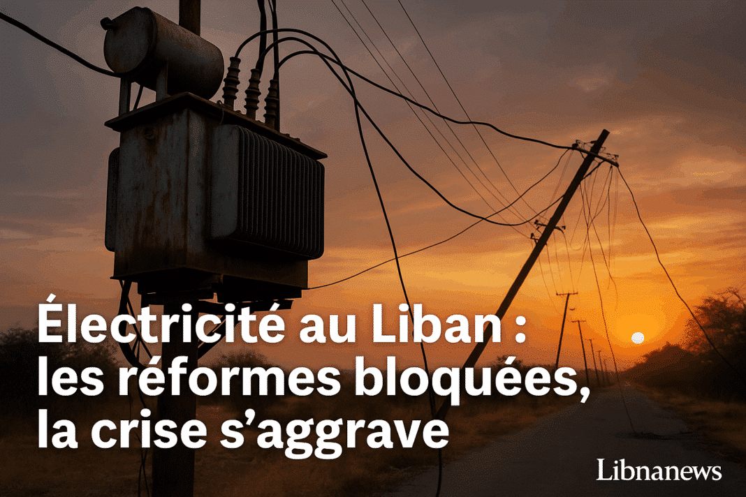 Infrastructure énergétique au Liban : blocages administratifs et tensions sur l’accès à l’électricité
