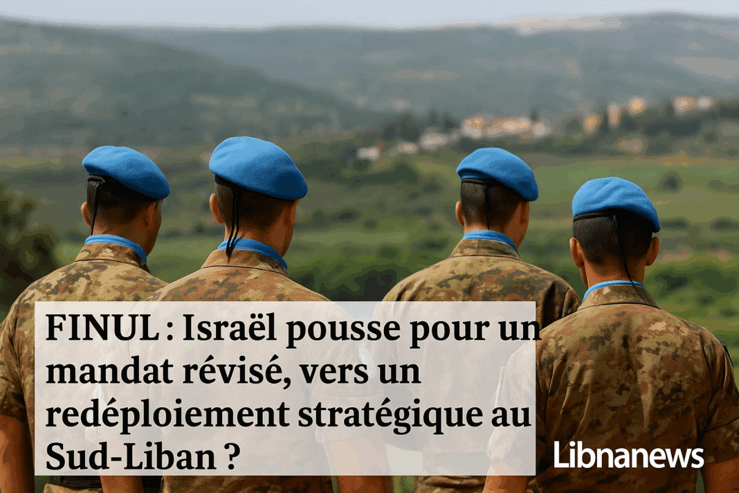 FINUL : Israël pousse pour un mandat révisé, vers un redéploiement stratégique au Sud-Liban ?
