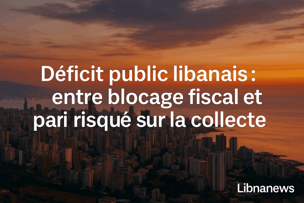Déficit public libanais : entre blocage fiscal et pari risqué sur la collecte
