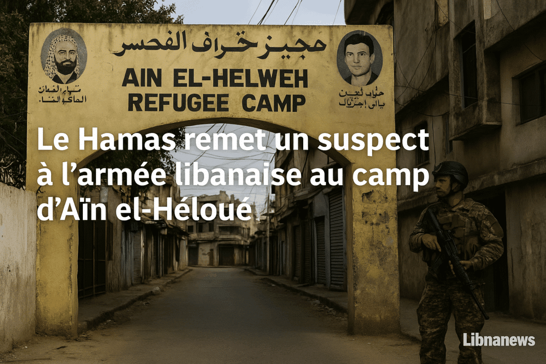 Liban : le Hamas remet un troisième suspect à l’armée dans l’enquête sur les tirs de roquettes