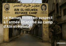 Liban : le Hamas remet un troisième suspect à l’armée dans l’enquête sur les tirs de roquettes