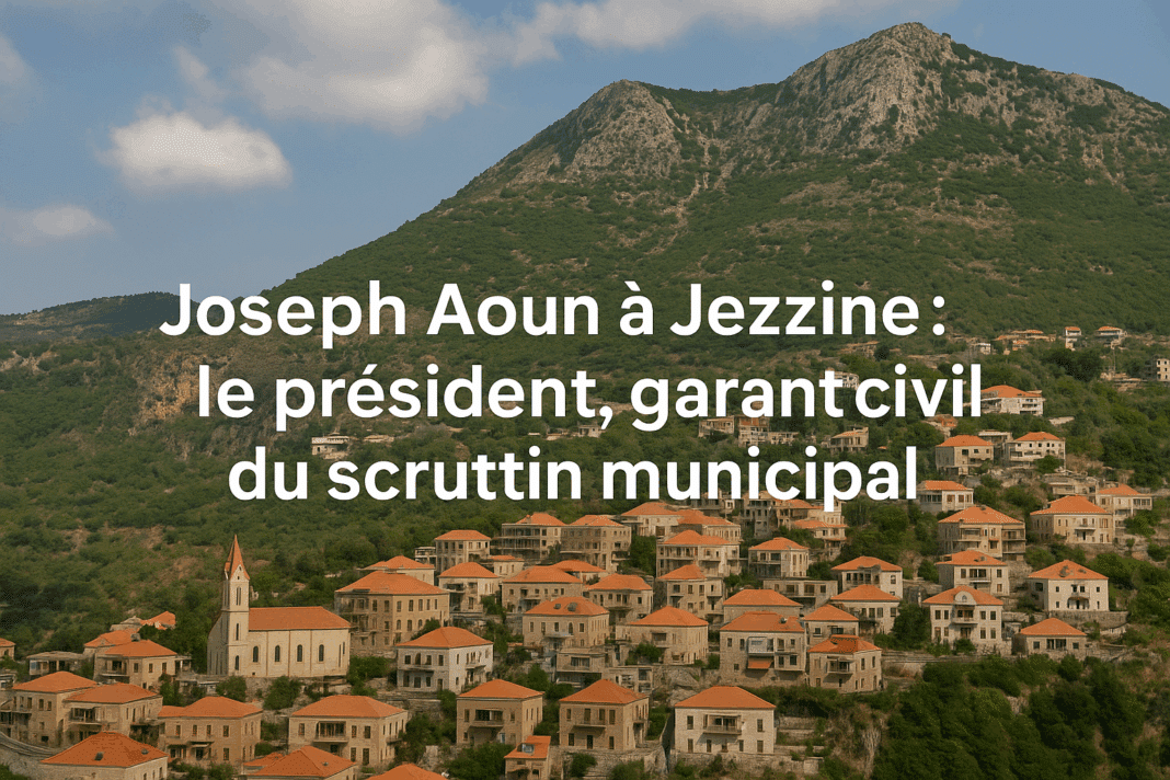 Joseph Aoun à Jezzine : le président, garant civil du scrutin municipal