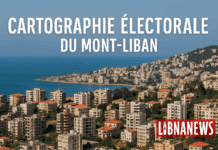 Cartographie électorale du Mont-Liban : analyse des basculements par circonscription