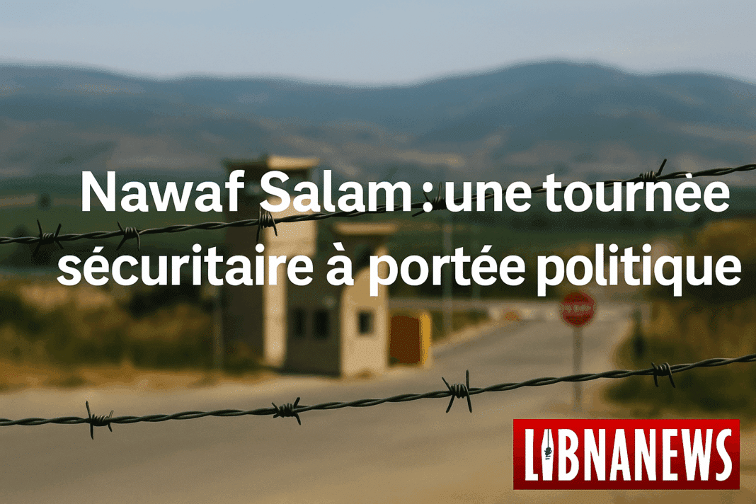 Nawaf Salam : une tournée sécuritaire à portée politique