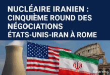 Nucléaire iranien : cinquième round des négociations États-Unis–Iran à Rome Nucléaire iranien : cinquième round des négociations États-Unis–Iran à Rome