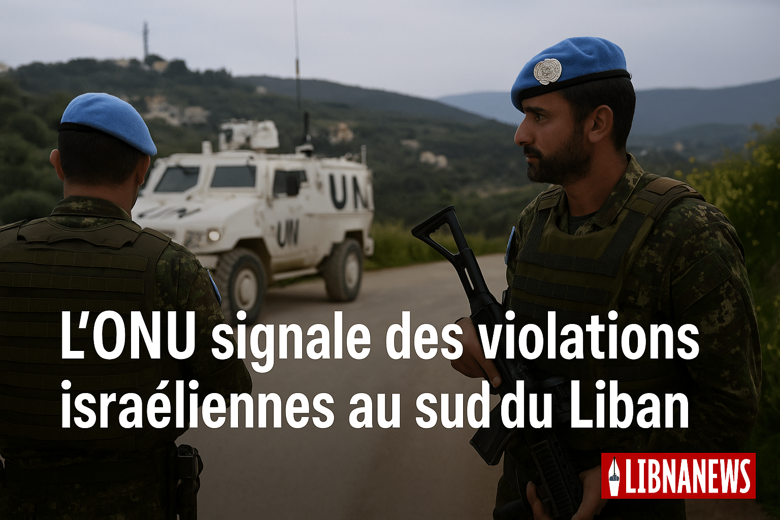 Israël accusé par l’ONU de violer le cessez-le-feu au sud du Liban Israël accusé par l’ONU de violer le cessez-le-feu au sud du Liban