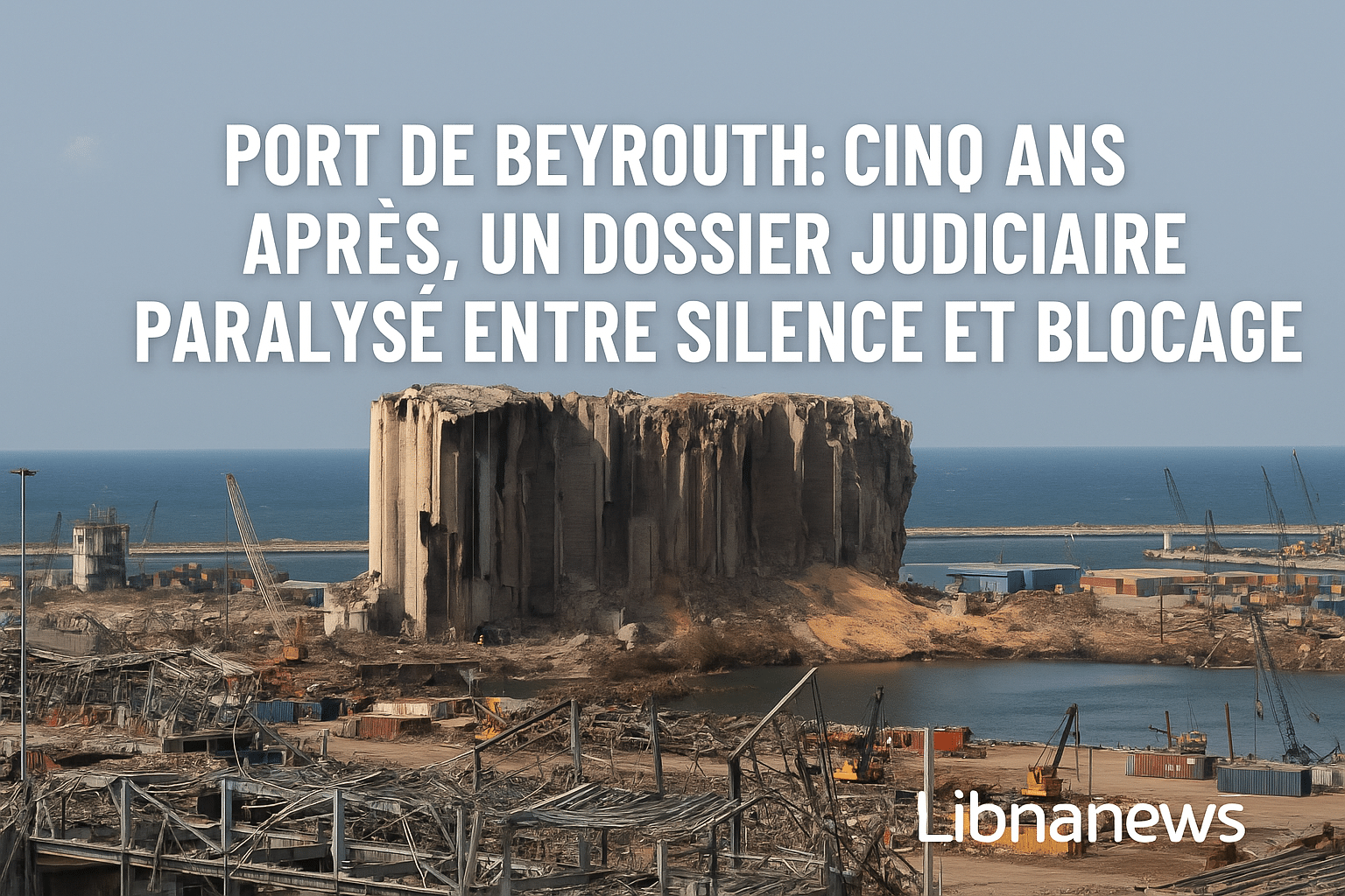Port de Beyrouth : cinq ans après, un dossier judiciaire paralysé entre silence et blocage Port de Beyrouth : cinq ans après, un dossier judiciaire paralysé entre silence et blocage