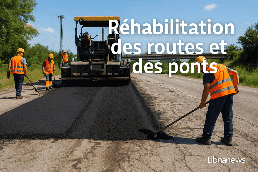 Le Liban lance un programme de réhabilitation routière et de ponts avec l’appui de bailleurs internationaux