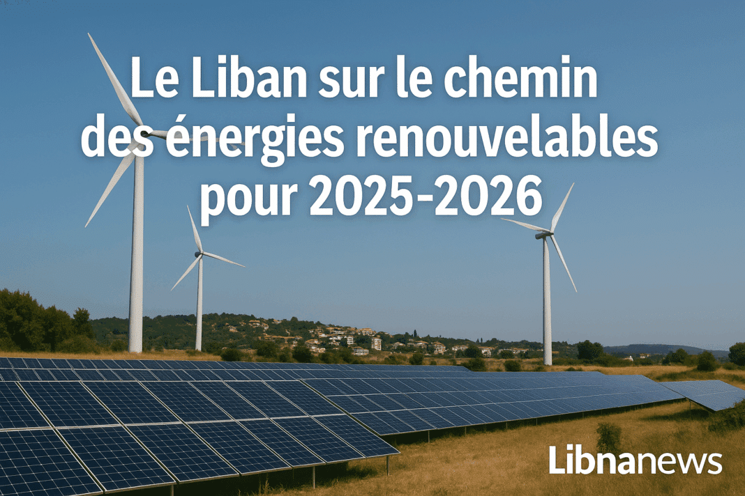 Le Liban sur le chemin des énergies renouvelables pour 2025-2026