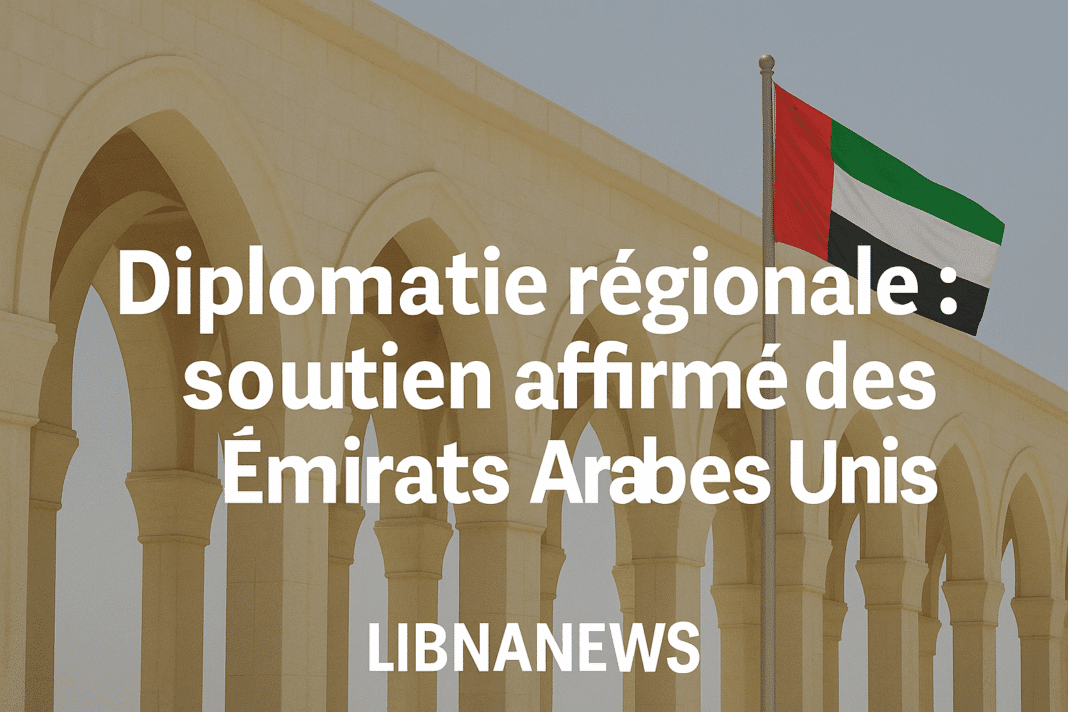 Diplomatie régionale : soutien affirmé des Émirats arabes unis