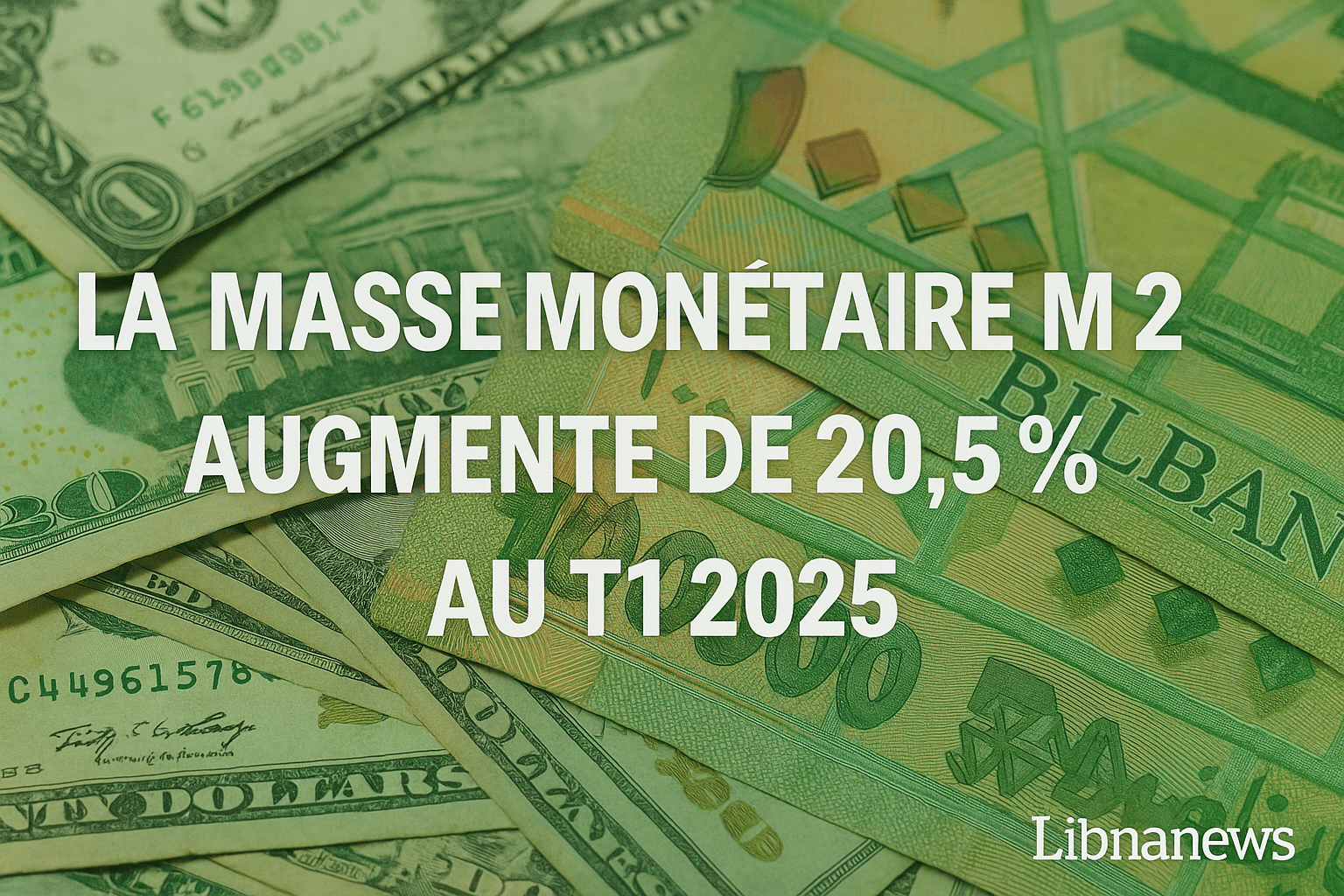 La masse monétaire M2 au Liban progresse de 20,5 % au premier trimestre 2025, portée par les dépôts en devises et l’expansion de la liquidité bancaire La masse monétaire M2 au Liban progresse de 20,5 % au premier trimestre 2025, portée par les dépôts en devises et l’expansion de la liquidité bancaire