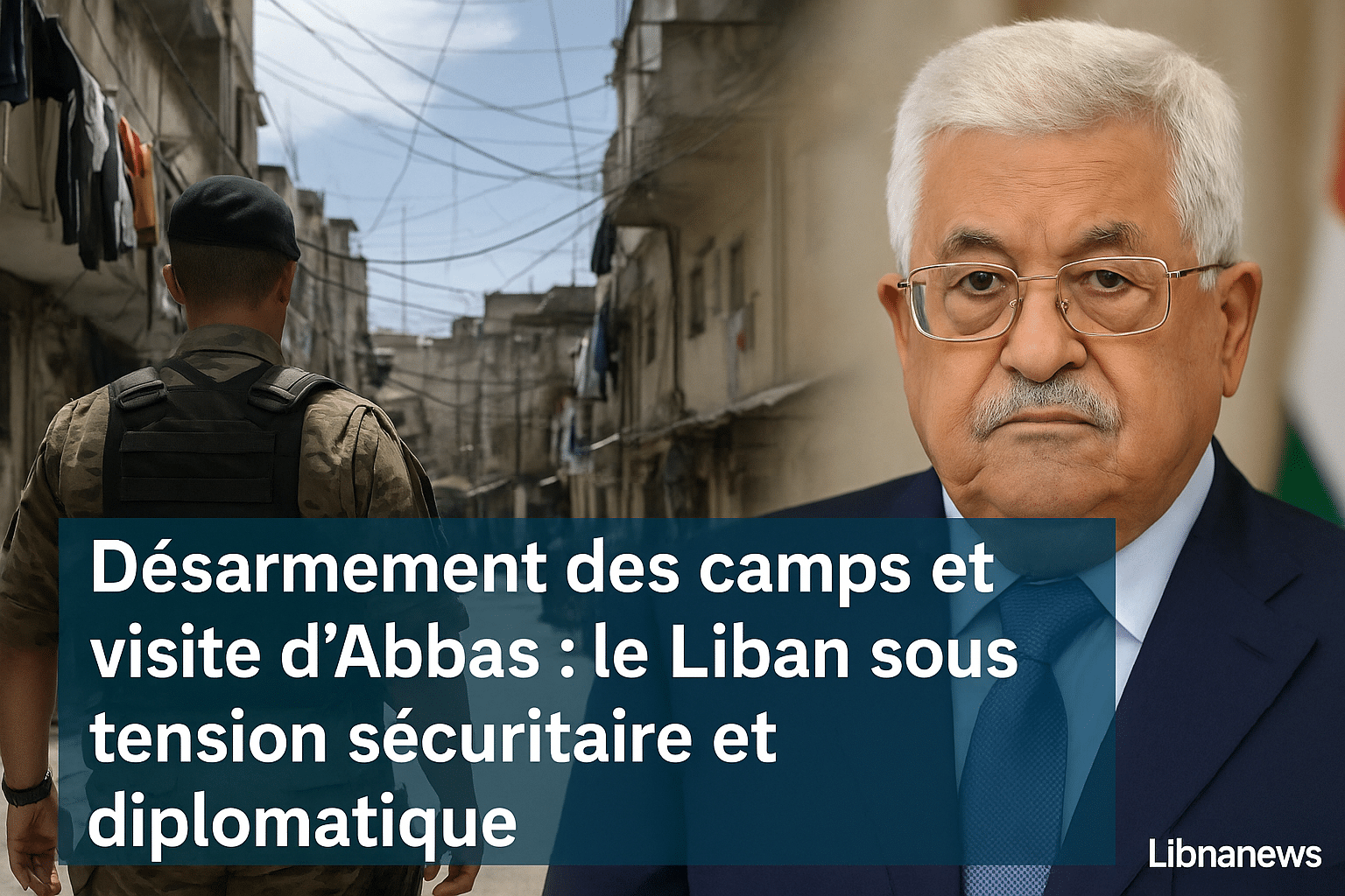 Désarmement des camps et visite d’Abbas : le Liban sous tension sécuritaire et diplomatique Désarmement des camps et visite d’Abbas : le Liban sous tension sécuritaire et diplomatique
