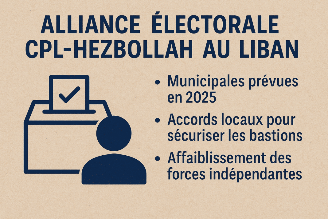 Alliances électorales au Mont-Liban : la coordination stratégique entre le Hezbollah et le Courant patriotique libre aux municipales 2025