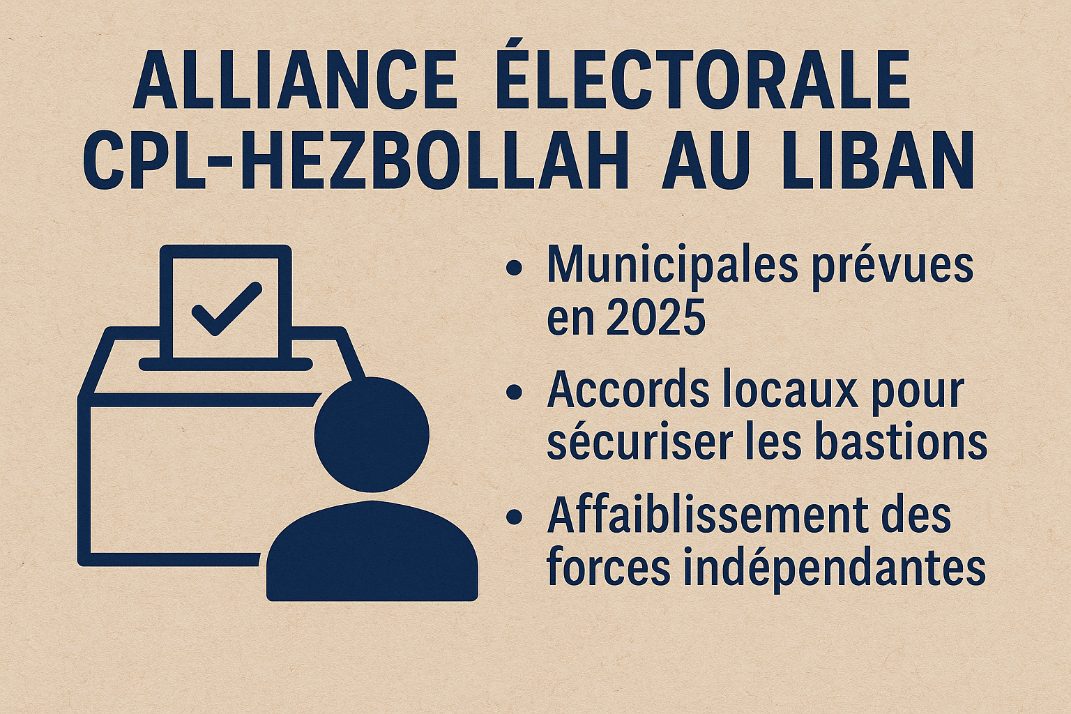 Alliances électorales au Mont-Liban : la coordination stratégique entre le Hezbollah et le Courant patriotique libre aux municipales 2025
