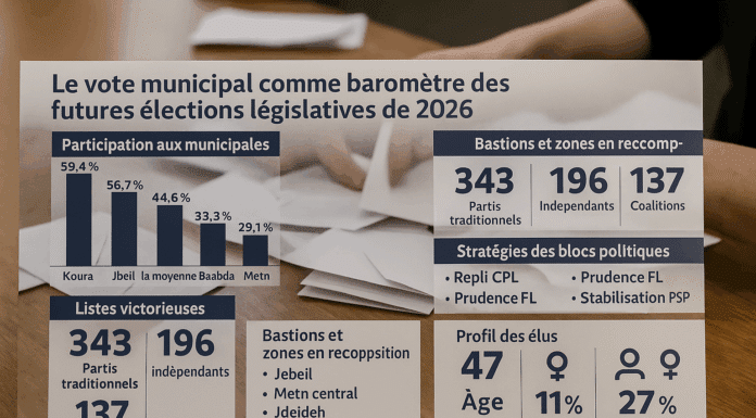 Le vote municipal comme baromètre des futures élections législatives de 2026
