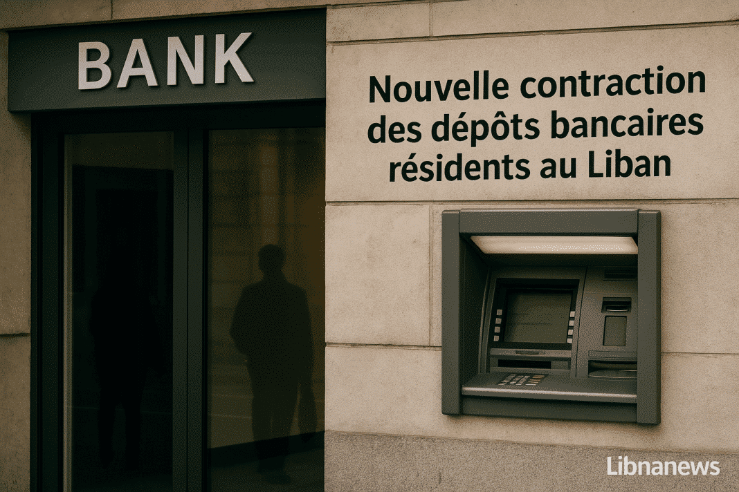 Nouvelle contraction des dépôts bancaires résidents au Liban : tensions sur la liquidité et inquiétudes sur la confiance