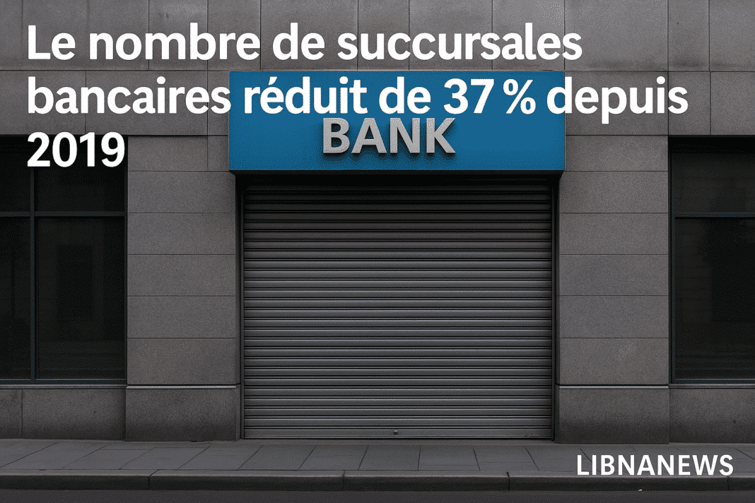 Le Liban comptait 710 succursales bancaires fin septembre 2024, soit une réduction de 37 % depuis 2019