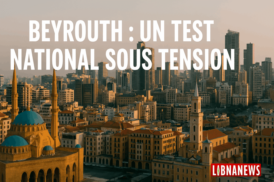 Beyrouth : un test national sous tension