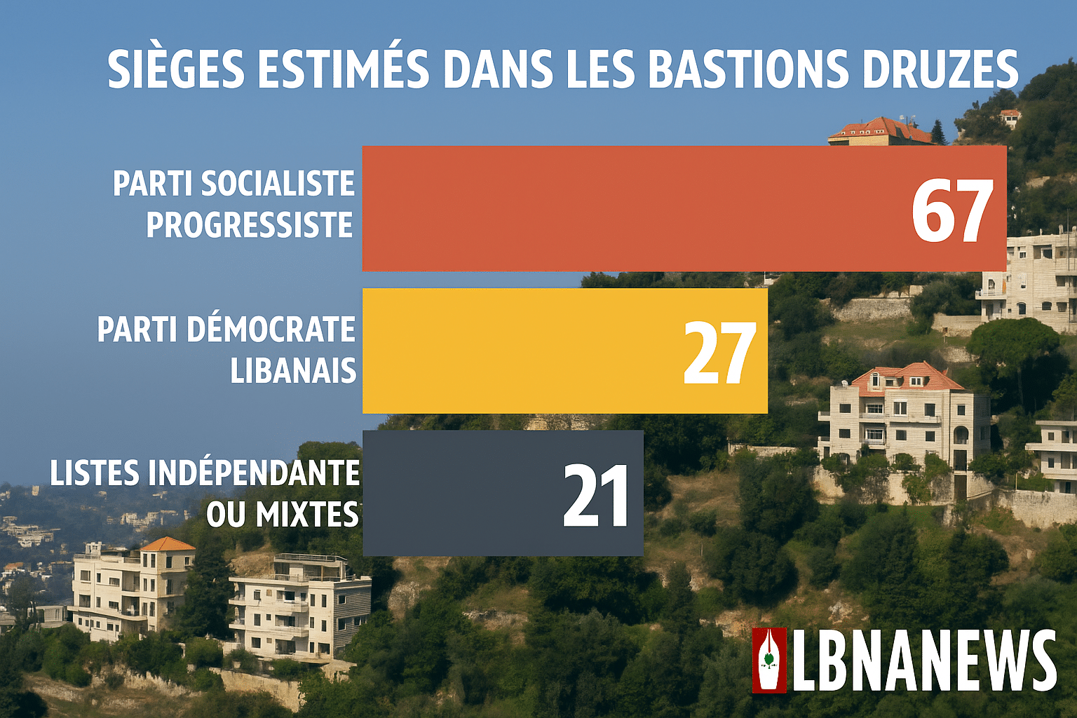 Bilan des performances des partis traditionnels dans les bastions de la montagne druze Bilan des performances des partis traditionnels dans les bastions de la montagne druze