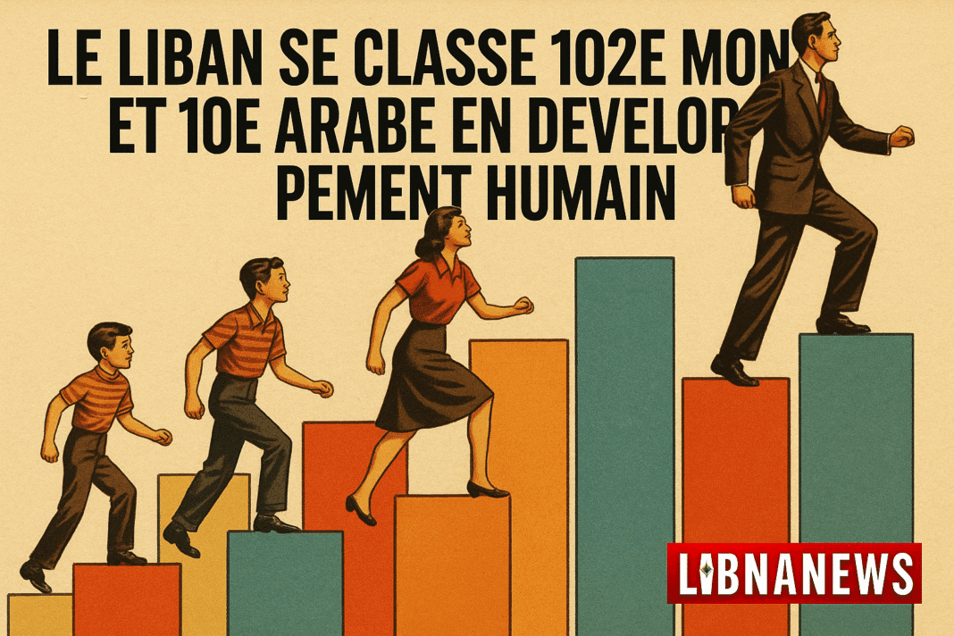 Le Liban grimpe au 102e rang mondial en développement humain : espérance de vie et scolarité au-dessus des moyennes régionales