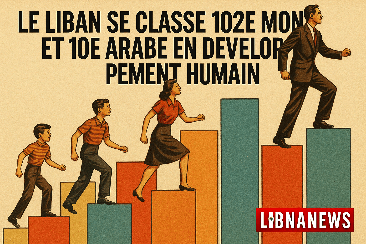 Le Liban grimpe au 102e rang mondial en développement humain : espérance de vie et scolarité au-dessus des moyennes régionales