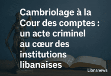Cambriolage à la Cour des comptes : un acte criminel au cœur des institutions libanaises
