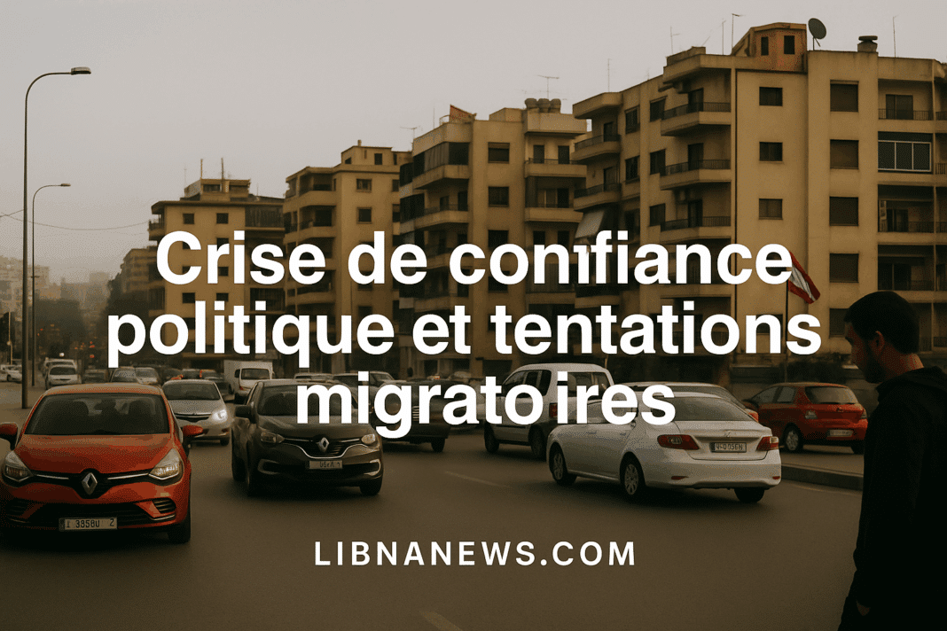 Crise de confiance politique au Liban : une génération tentée par l’exil