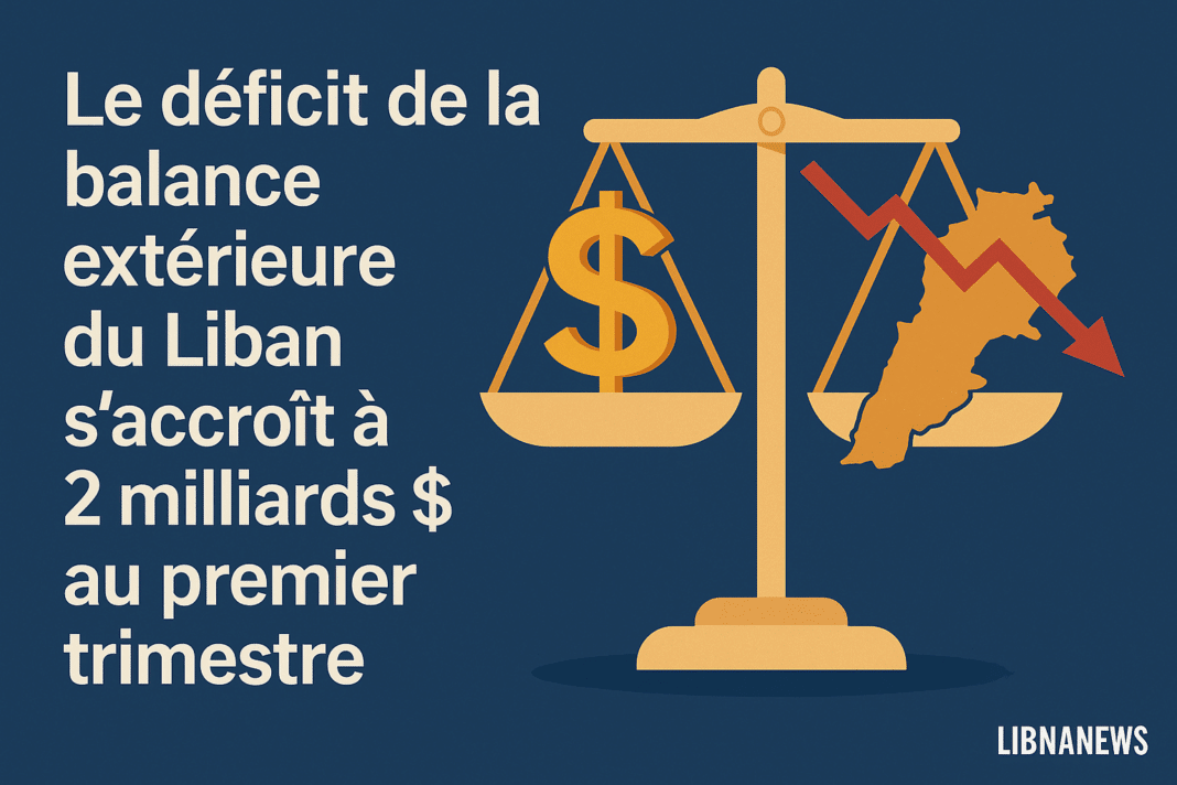 Le déficit de la balance extérieure du Liban s’accroît à 2 milliards $ au premier trimestre