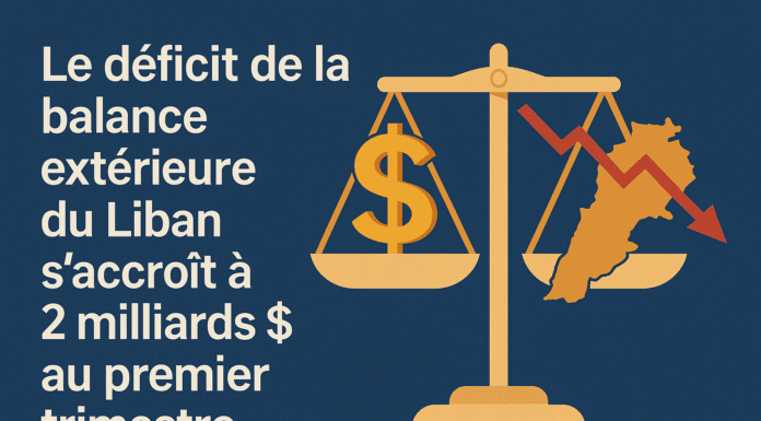 Le déficit de la balance extérieure du Liban s’accroît à 2 milliards $ au premier trimestre