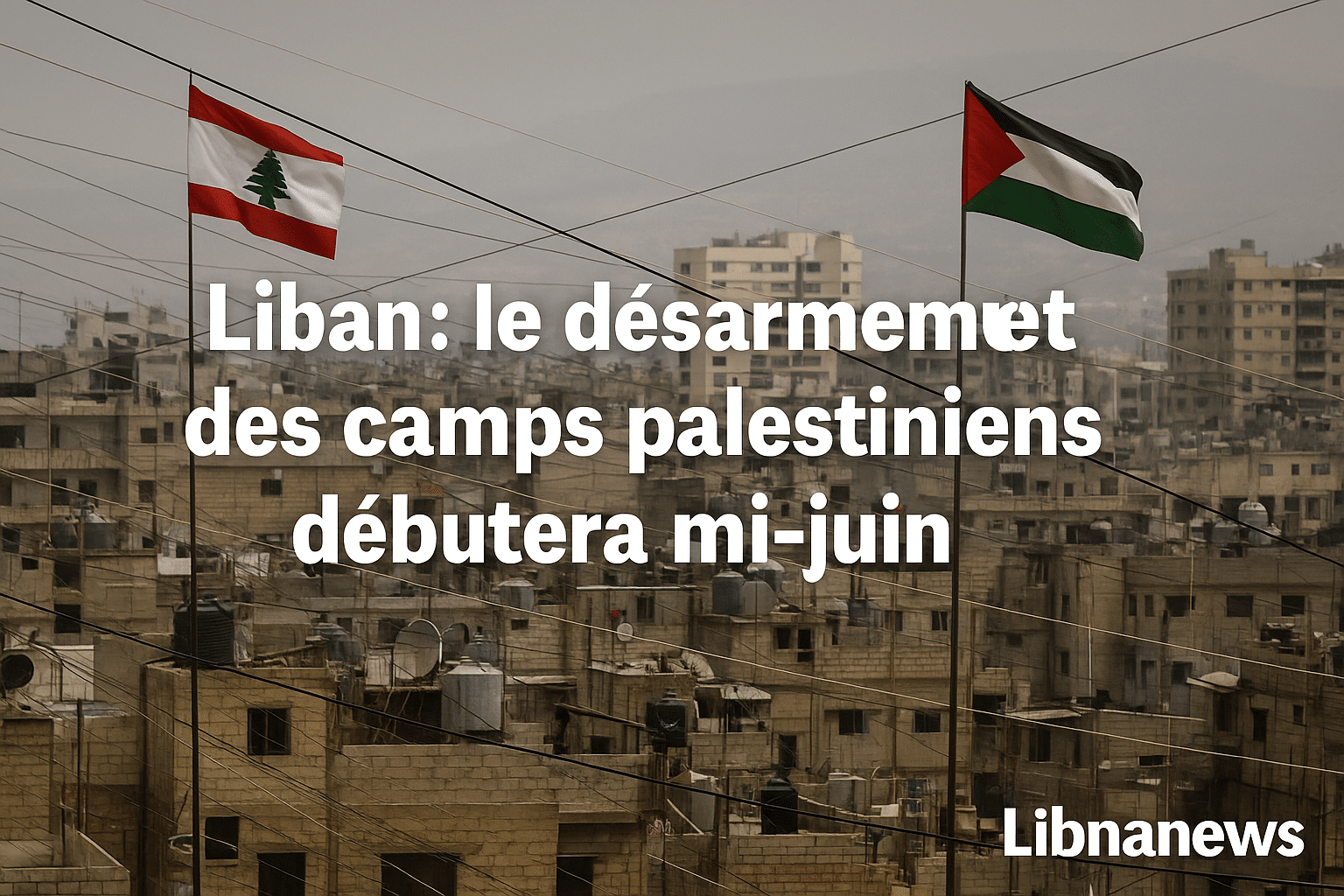 Liban : le désarmement des camps palestiniens débutera mi-juin Liban : le désarmement des camps palestiniens débutera mi-juin