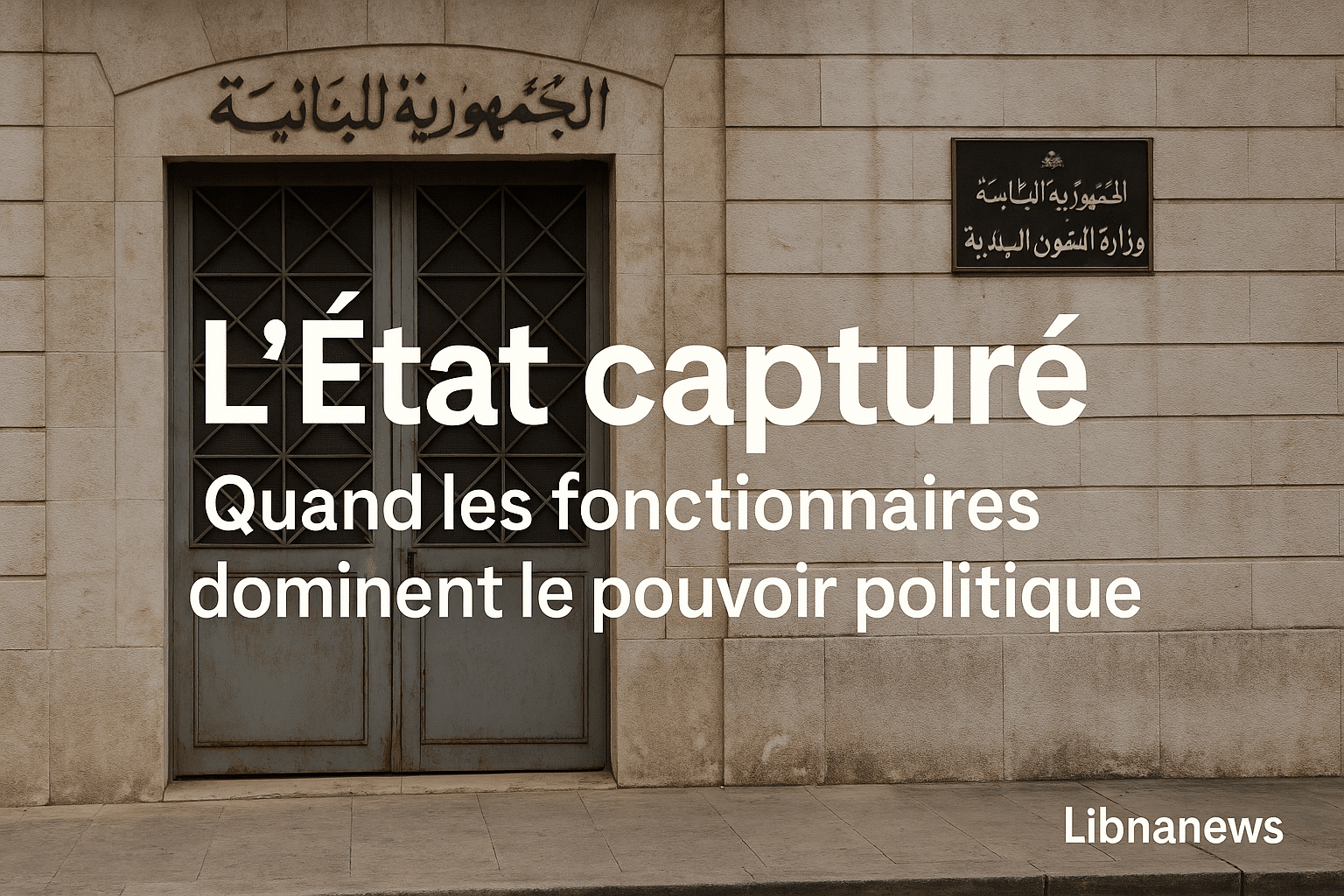 L’État capturé : Quand les fonctionnaires détrônent le pouvoir politique au Liban L’État capturé : Quand les fonctionnaires détrônent le pouvoir politique au Liban