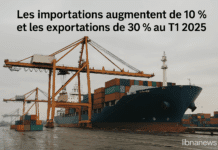 Les importations augmentent de 10,1 % et les exportations de 30 % au premier trimestre 2025 Les importations augmentent de 10,1 % et les exportations de 30 % au premier trimestre 2025