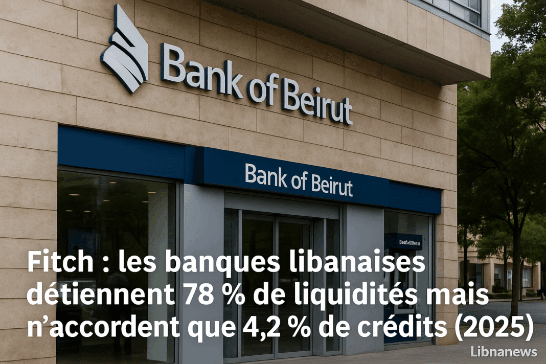 Le secteur bancaire libanais en 2025 selon Fitch Solutions : un système figé entre illusion de stabilité et paralysie fonctionnelle