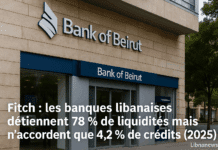 Le secteur bancaire libanais en 2025 selon Fitch Solutions : un système figé entre illusion de stabilité et paralysie fonctionnelle