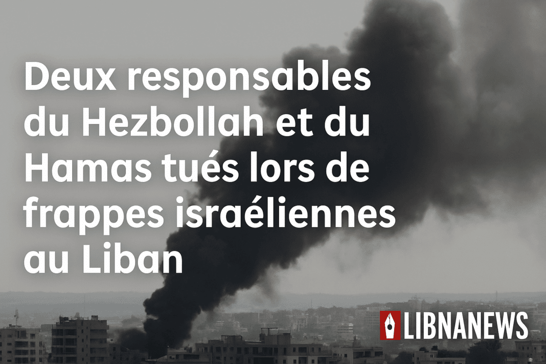 Israël frappe au Liban malgré la trêve : deux commandants du Hezbollah et du Hamas tués à Kfar Rumman et Saïda
