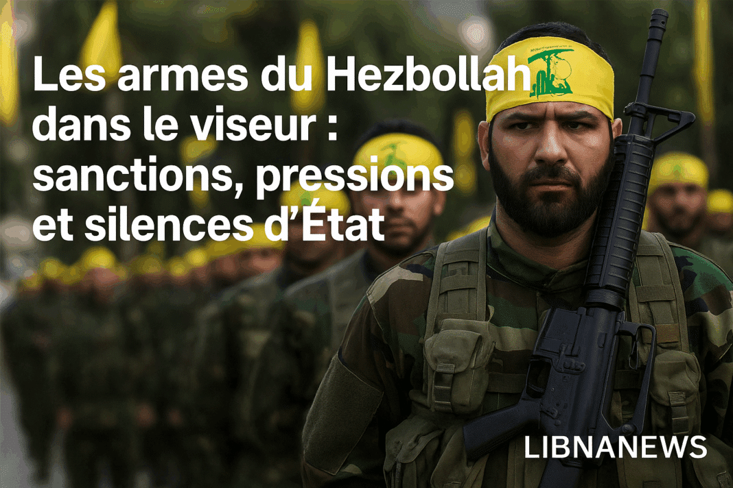 Les armes du Hezbollah dans le viseur : sanctions, pressions et silences d’État