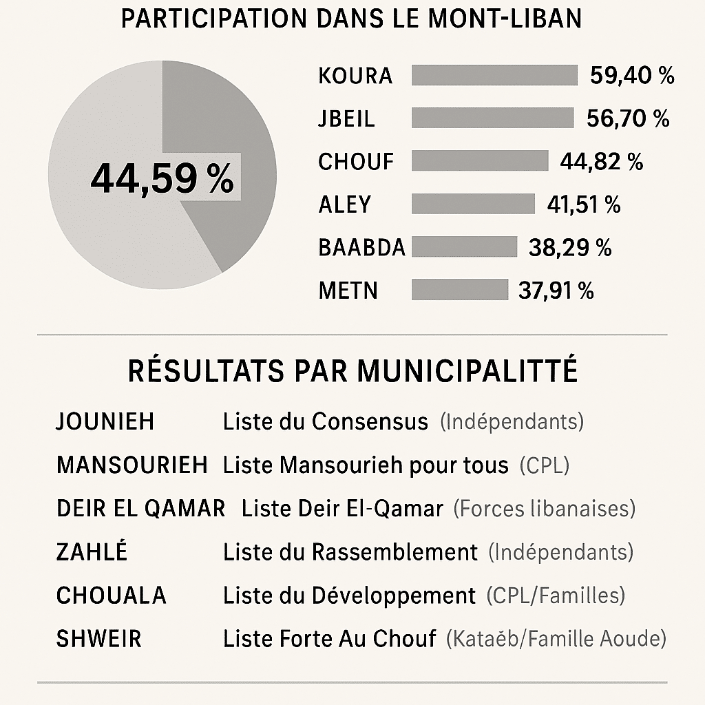 Revue de presse du 5/05/25: Première phase des élections municipales dans le Mont-Liban