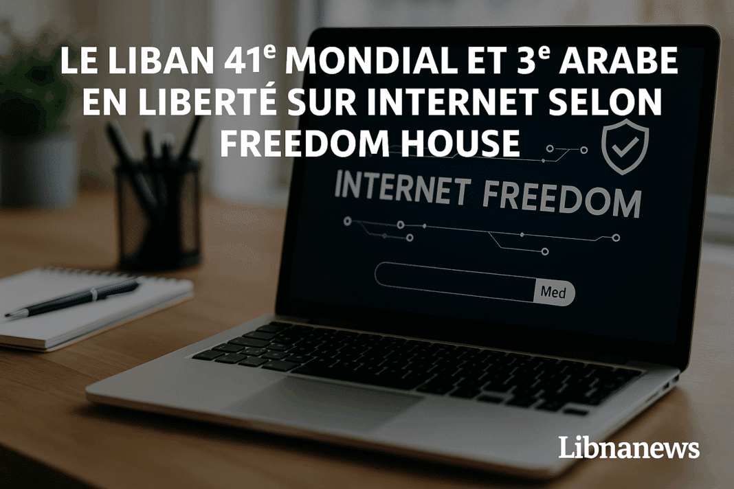 Le Liban classé 41ᵉ mondial et 3ᵉ arabe en liberté sur Internet selon Freedom House