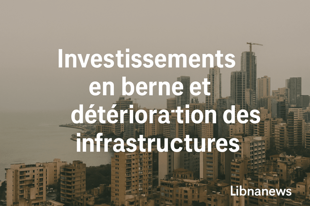 Liban : blocage des investissements et infrastructures en déliquescence