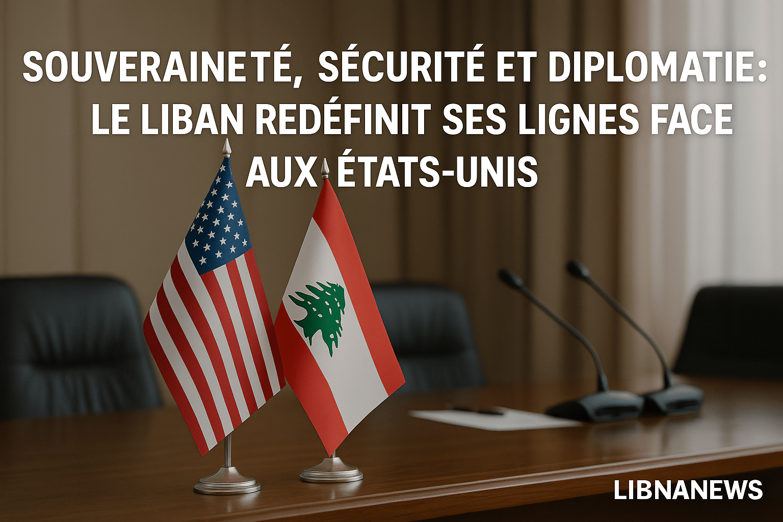 Souveraineté, sécurité et diplomatie : le Liban redéfinit ses lignes face aux États-Unis Souveraineté, sécurité et diplomatie : le Liban redéfinit ses lignes face aux États-Unis