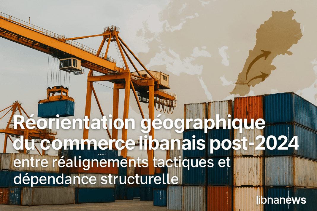 Réorientation géographique du commerce libanais post-2024 : entre réalignements tactiques et dépendance structurelle