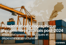 Réorientation géographique du commerce libanais post-2024 : entre réalignements tactiques et dépendance structurelle