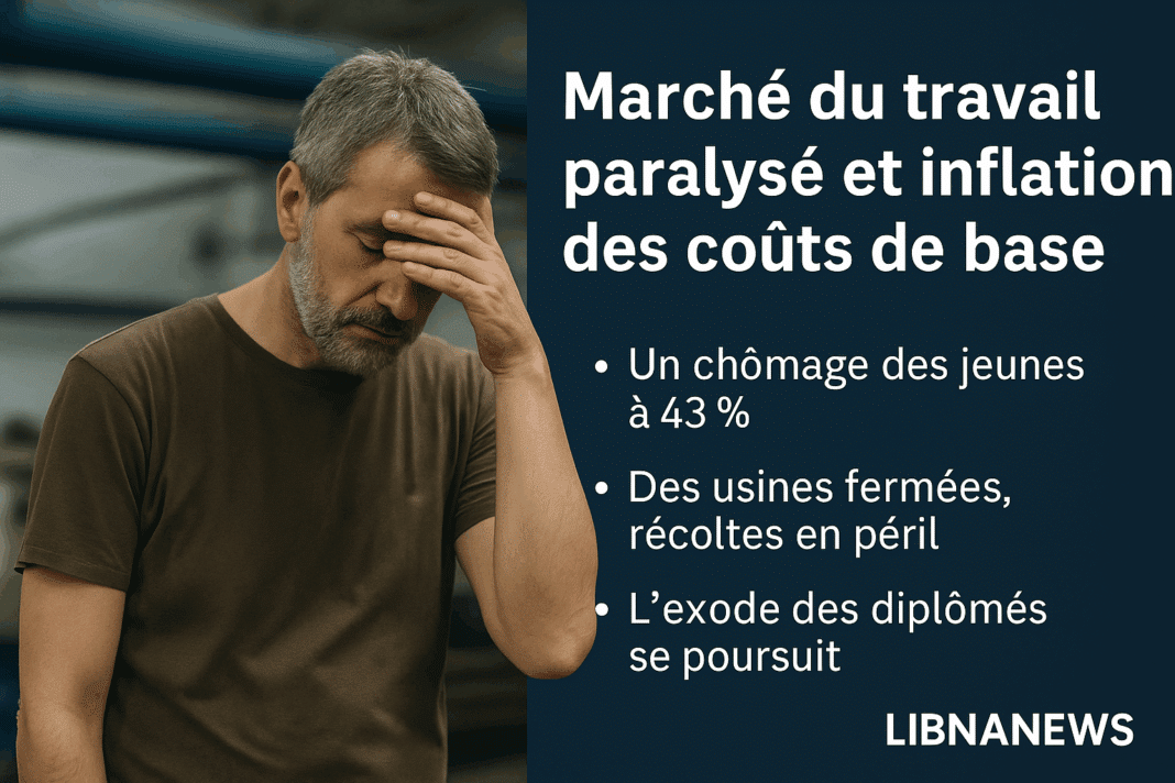 Emplois en crise et inflation structurelle : le marché du travail libanais sous tension