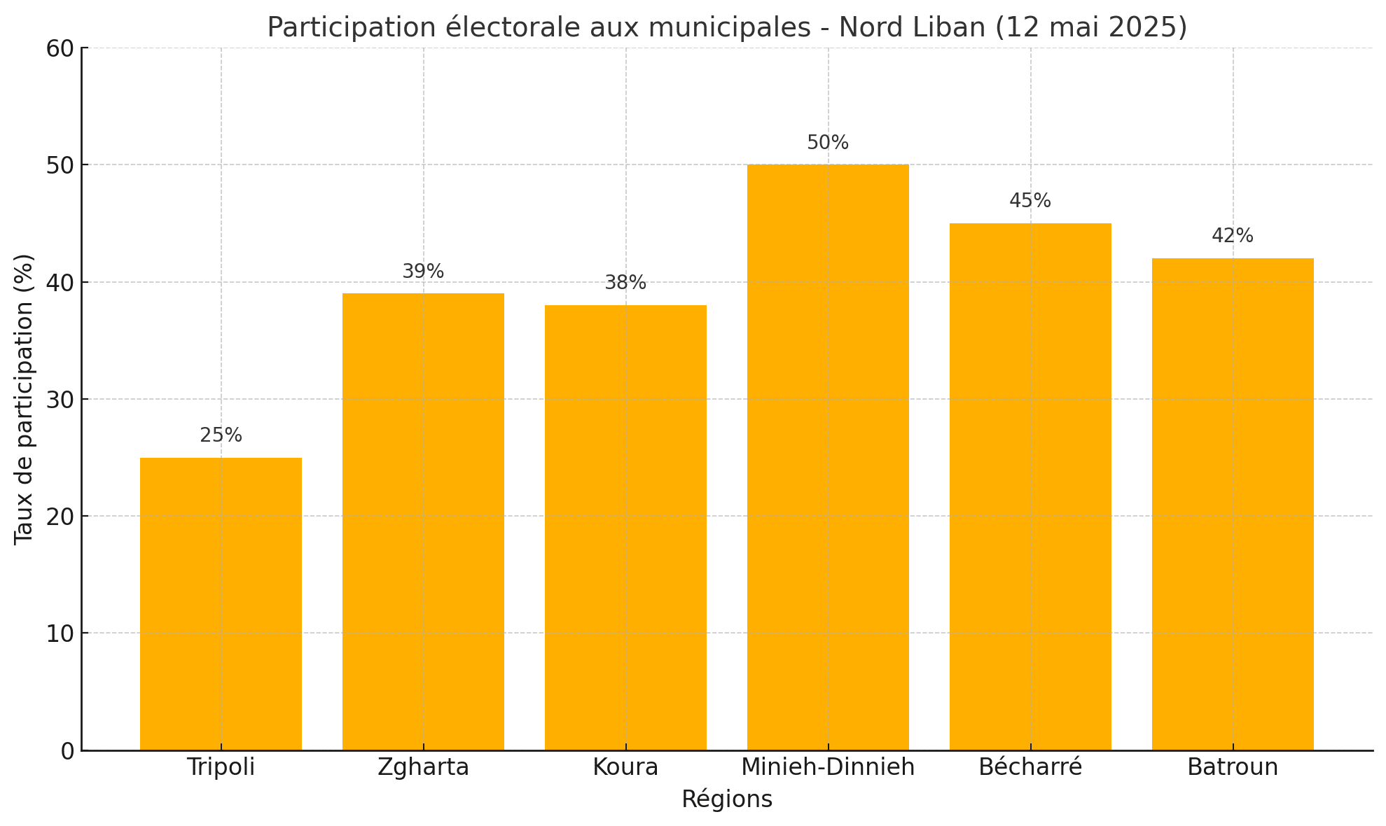 Élections municipales au Nord du Liban : participation timide, tensions locales et enjeux politiques